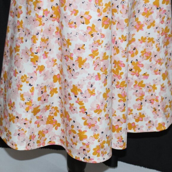 Liz Claiborne Sleeveless Floral A-line Sundress - Picture 12 of 16